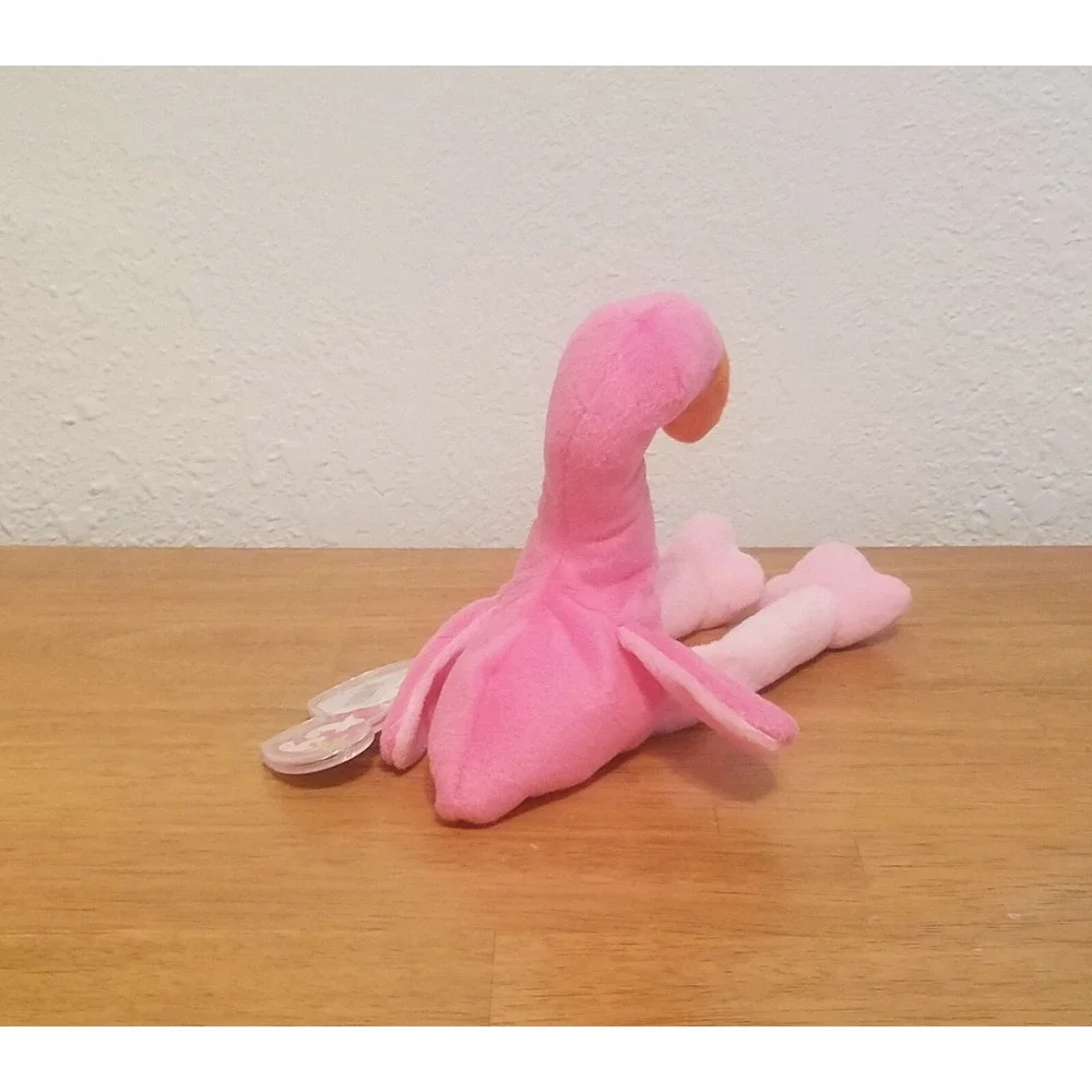 Ty Beanie Babies - Pinky the Flamingo style 4072 (1995)